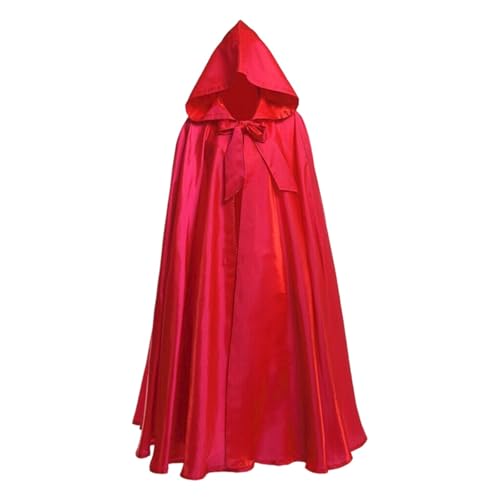 Schwarzer Umhang, Unisex, mittelalterlicher Umhang, Cosplay, Zauberer, Robe, Tod, Rollenspiel, Performance, Gothic, Steampunk-Kostüm, Zubehör von Generisch