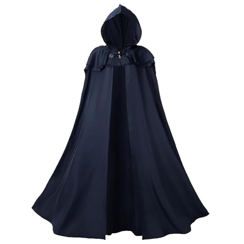 Schwarzer Umhang, mittelalterlicher Sensenmann, Cos, Umhang, Halloween, Bühnenaufführung, Cosplay, Kleidung, Gothic, Steampunk-Kostüm, Zubehör Schwarzer Umhang, mittelalterlicher Sensenmann, Cos, Umhang, Halloween, Bühnenaufführung, Cosplay, Kleidung, Gothic, Steampunk-Kostüm, Zubehör von Generisch
