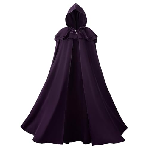 Schwarzer Umhang, mittelalterlicher Sensenmann, Cos, Umhang, Halloween, Bühnenaufführung, Cosplay, Kleidung, Gothic, Steampunk-Kostüm, Zubehör Schwarzer Umhang, mittelalterlicher Sensenmann, Cos, Umhang, Halloween, Bühnenaufführung, Cosplay, Kleidung, Gothic, Steampunk-Kostüm, Zubehör von Generisch