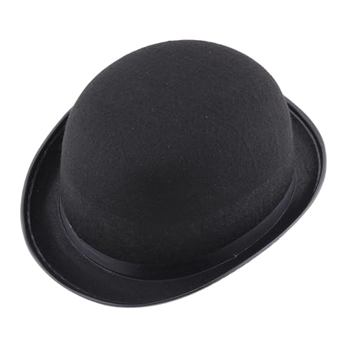 Schwarzer Zylinder, Kostümhüte, Fedora-Eimer – klassischer schwarzer Bowler-Derby- für Männer und Frauen, schwarzer Filz-Zylinder für Zauberer-Kostüm, dekorativer Zylinder für Halloween, Cosplay Schwarzer Zylinder, Kostümhüte, Fedora-Eimer – klassischer schwarzer Bowler-Derby- für Männer und Frauen, schwarzer Filz-Zylinder für Zauberer-Kostüm, dekorativer Zylinder für Halloween, Cosplay von Generisch