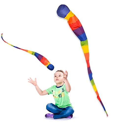 Schweifball Kinder, Kometenball, Rainbow Tail Ball | Ballspielzeug für Kleinkinder | Sicher für den Außen- und Innenbereich, Regenbogenkometenspielzeug für Kinder, Schwanzbälle fangen Schweifball Kinder, Kometenball, Rainbow Tail Ball | Ballspielzeug für Kleinkinder | Sicher für den Außen- und Innenbereich, Regenbogenkometenspielzeug für Kinder, Schwanzbälle fangen von Generisch