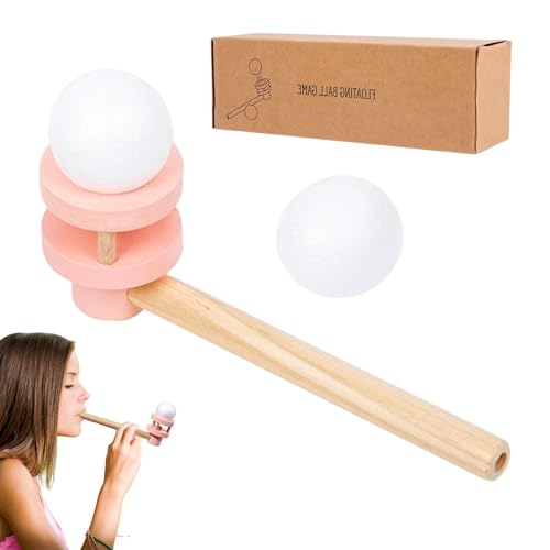 Schwimmender Blow Pipe Ball - Balance Game Toy, Toy Für Kinder | Blow Pipe Bälle Spiel Für Familienspaß, Hirnteaser-Denken, Bildungsspielzeug Für Kinder, Geschenkidee Für Kreatives Spielen von Generisch