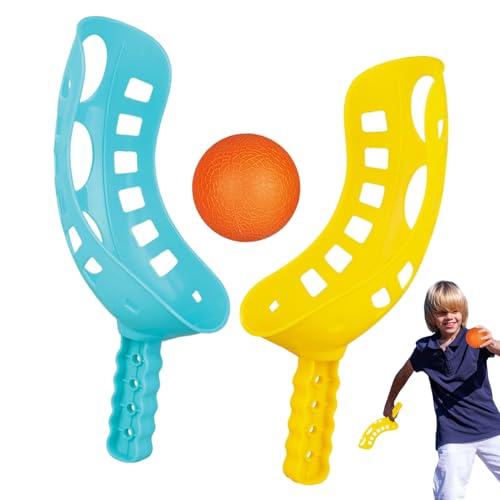 Scoop Ball Set - von Racket Lacrosse, Bunte Outdoor-Sportausrüstung | Spielzeug am für Urlaubsspaß, für Kinder für Kinder, leicht, hartes Design von Generisch