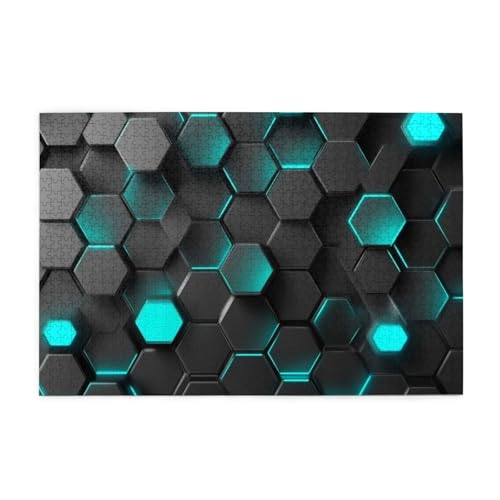 Sechseckige 3D-Stereo-Landschaft, 1000-teiliges Puzzle für Erwachsene, Holzpuzzles für Erwachsene, Geschenke, Heimdekoration Sechseckige 3D-Stereo-Landschaft, 1000-teiliges Puzzle für Erwachsene, Holzpuzzles für Erwachsene, Geschenke, Heimdekoration von Generisch