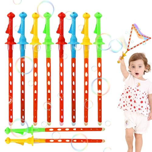 Seifenblasenstäbe für den Außenbereich, Seifenblasenstäbe für Kinder | 10 Stück Seifenblasen-Sticks, Seifenblasenspielzeug | Partygeschenke im Cartoon-Design, 46 cm, Outdoor-/Indoor-Spaß für Kinder, u von Generisch