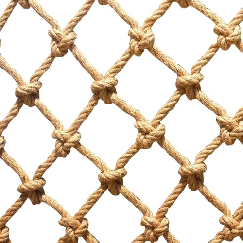 Seilkletternetz Für Kinder Draussen Dekoratives Jute-Hanf-Netz, Gartenschutznetz Sicherheitstreppe Anti-Fall-Netz Erwachsene Fitness Jute-Netz Frachtnetz Seilschaukel Seilnetz Seilkletternetz Für Kinder Draussen Dekoratives Jute-Hanf-Netz, Gartenschutznetz Sicherheitstreppe Anti-Fall-Netz Erwachsene Fitness Jute-Netz Frachtnetz Seilschaukel Seilnetz von Generisch