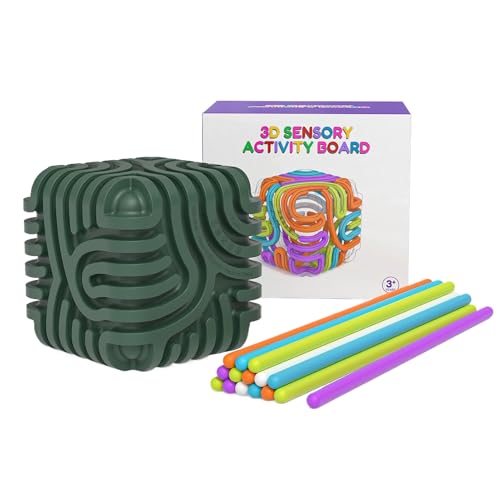Sensorik Activity Board | 3.19 Zoll Sensorisches Aktivitätstafel | Silikon Zappelspielzeug | Rutschfestes Motorikspiel zur Konzentrationsförderung für Kinder Schüler Erwachsene Reisen Zuhause Schule Sensorik Activity Board | 3.19 Zoll Sensorisches Aktivitätstafel | Silikon Zappelspielzeug | Rutschfestes Motorikspiel zur Konzentrationsförderung für Kinder Schüler Erwachsene Reisen Zuhause Schule von Generisch