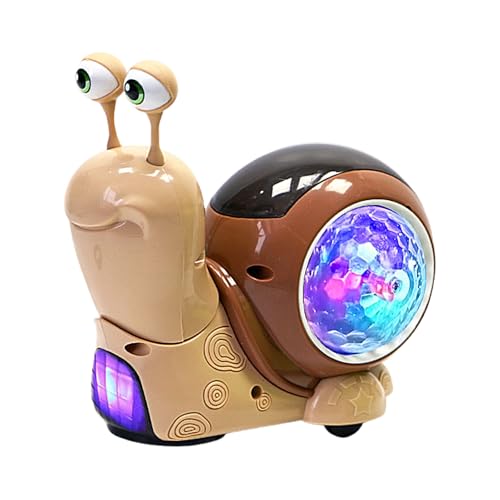 Sensorische Lichtschnecken, Beleuchtete Musikschnecken, Musikalisches Wanderspielzeug, Interaktives Bildungsspielzeug Mit Hindernisvermeidung, Farbenfrohen Lichtern Und Sound-Lernspiel Sensorische Lichtschnecken, Beleuchtete Musikschnecken, Musikalisches Wanderspielzeug, Interaktives Bildungsspielzeug Mit Hindernisvermeidung, Farbenfrohen Lichtern Und Sound-Lernspiel von Generisch