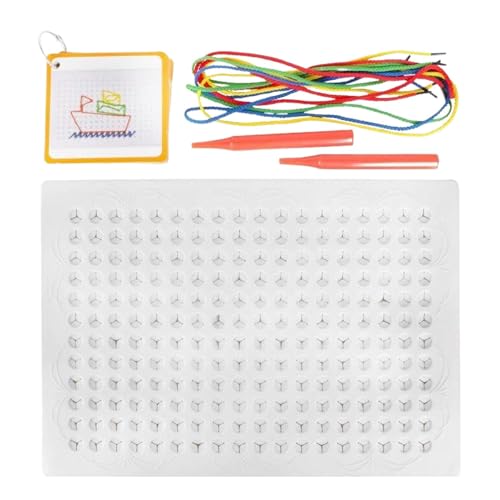 Sensorisches Thread-Board, Beruhigungs-Threading-Boards,Beruhigendes Zappelspielzeug mit bunten Fäden | Schnürspielzeug für Kleinkinder, Cartoon-Muster, interaktives Nähspielzeug für Kleinkinder, Mä Sensorisches Thread-Board, Beruhigungs-Threading-Boards,Beruhigendes Zappelspielzeug mit bunten Fäden | Schnürspielzeug für Kleinkinder, Cartoon-Muster, interaktives Nähspielzeug für Kleinkinder, Mä von Generisch