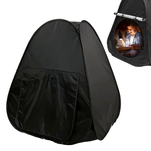 Sensorisches Zelt - Faltbares Beruhigendes Zelt Der Kinder | Popup Playhouse, Geräumige Kinder Spielen Fort, Reisetizzelt, Easy Fold Kids Tent, Tragbare Kinderspiele, Spielen Und Schlafschwarzzelt Für von Generisch
