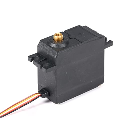 Servo mit Metall und Kunststoffmaterial, Servoabmessungen, Kabellänge, Paketgröße, Gewicht, Paketliste inklusive 1 Servo von Generisch