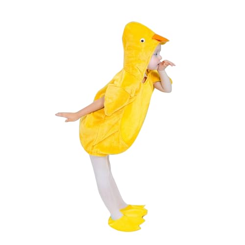 Set Süßes kleines Baby-Kostüm Küken Plüsch für Kleinkinder mit Stiefelüberzieher, Bequeme Lustiges Küken Kostüm für Halloween-Verkleidungsparty, Märchenshow und Karneval 12 Monate -6 Jahre Set Süßes kleines Baby-Kostüm Küken Plüsch für Kleinkinder mit Stiefelüberzieher, Bequeme Lustiges Küken Kostüm für Halloween-Verkleidungsparty, Märchenshow und Karneval 12 Monate -6 Jahre von Generisch