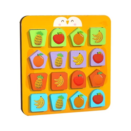 Shape Matching Game, Versatile Color Sorting Toy, Educational Matching Blocks, Learning Play with Cards, for Kids Boys Girls Ages 4-6, Fun Preschool Activity Shape Matching Game, Versatile Color Sorting Toy, Educational Matching Blocks, Learning Play with Cards, for Kids Boys Girls Ages 4-6, Fun Preschool Activity von Generisch