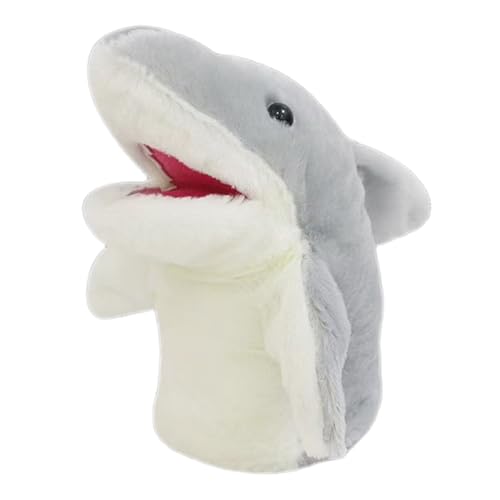 Shark Hand Puppet - 20 Zoll niedliche Plüsch -Tierpuppe für Kinder Rollenspiel, Theatergeschichtenerzählen mit Touch -Funktion, Soft Doll für Mädchen Partys Klassenzimmer, leichte tragbare Verw Shark Hand Puppet - 20 Zoll niedliche Plüsch -Tierpuppe für Kinder Rollenspiel, Theatergeschichtenerzählen mit Touch -Funktion, Soft Doll für Mädchen Partys Klassenzimmer, leichte tragbare Verw von Generisch