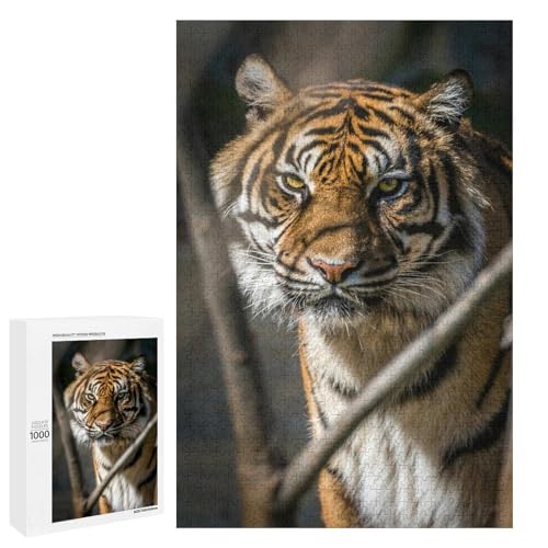 Sibirischer Tiger 1000 Teile Set Holzpuzzle - Hartholz, perfektes therapeutisches Hobby für Sammler Sibirischer Tiger 1000 Teile Set Holzpuzzle - Hartholz, perfektes therapeutisches Hobby für Sammler von Generisch