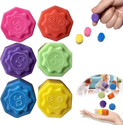 Siebkorb Gonggi Koreanisches Spiel, traditionelles koreanisches Spielspiel, 5-teiliges Gonggi-Stein-Set, Jack Stone Kieselstein-Set (5 Stück B) von Generisch