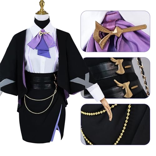 Sigewinne Clorinde Cosplay Kostüm Comic Erwachsene Coser Kleid Uniform für Outfits Halloween Weihnachten Partys von Generisch