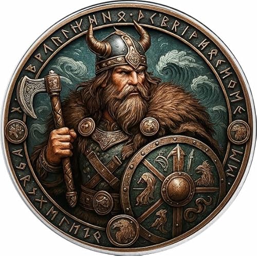 Silbermünze 1 oz American Silver Eagle The Vikings Harald Ironstorm 2025 Farbe Silbermünze 1 oz American Silver Eagle The Vikings Harald Ironstorm 2025 Farbe von Generisch