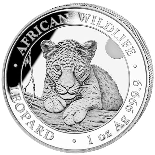 Silbermünze 1 oz Somalia Leopard 2025 999 Silber 100 Shilling African Wildlife Silber Münze von Generisch