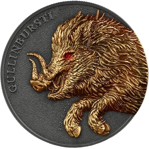 Silbermünze 2 oz Germania Mint Beasts Gullinbursti 2025 Double High Relief Silber Münze 999 Silbermünze 2 oz Germania Mint Beasts Gullinbursti 2025 Double High Relief Silber Münze 999 von Generisch