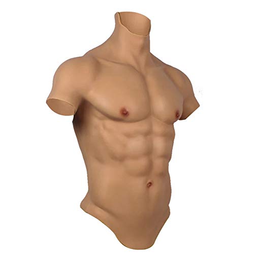 Silikon-Brustanzug für Herren, halber Körper, realistischer Muskelformer für Cosplay und Halloween-Requisiten Silikon-Brustanzug für Herren, halber Körper, realistischer Muskelformer für Cosplay und Halloween-Requisiten von Generisch