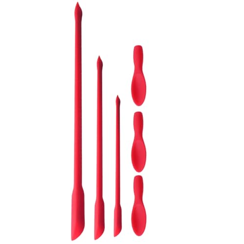 Silikonspatel-Set-doppelte Flexible Köpfe, hitzebeständiges Silikon, kompaktes und langlebiges Design, BPA-freies Material | Ideal für Make -up -Schaufeln, Schönheitscremes, Schaberglas Silikonspatel-Set-doppelte Flexible Köpfe, hitzebeständiges Silikon, kompaktes und langlebiges Design, BPA-freies Material | Ideal für Make -up -Schaufeln, Schönheitscremes, Schaberglas von Generisch