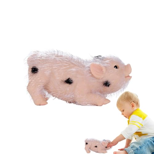 Silikontiere Schweine, Silikonschweiner Puppenspielzeug | Realistische Ferkel Spielzeug voll Silikonschweine Puppe - Miniaturtier Figuren weiche Raumdekor für Kinder & Silikontiere Schweine, Silikonschweiner Puppenspielzeug | Realistische Ferkel Spielzeug voll Silikonschweine Puppe - Miniaturtier Figuren weiche Raumdekor für Kinder & von Generisch