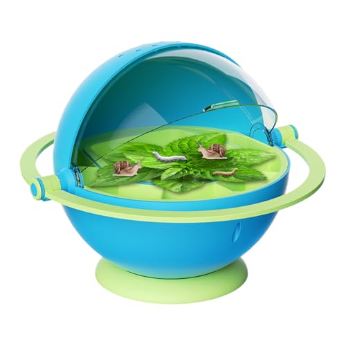 Silkworm Breeding Box, Silkworm Container Breeding Hatching, Fun Educational Growth Habitat Cage, Transparent Observation Kit for School Classroom and Home Use von Generisch