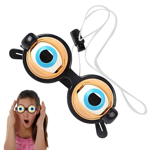 Silly Brille,Lustige Brille Streich Spielzeug | Kostümzubehör Themenparty Karneval Halloween Geschenkidee von Generisch