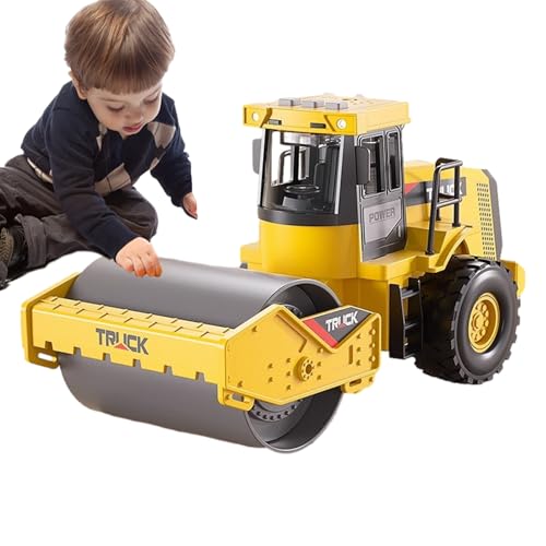 Simulation Road Roller Toy - Realistisches Baufahrzeugmodell für Kinder | Die Caster Grader Toy für und Mädchen im Alter von 5 Jahren, Straßenrollenmodell für Bildungsspiele, Anzeigen oder Kons Simulation Road Roller Toy - Realistisches Baufahrzeugmodell für Kinder | Die Caster Grader Toy für und Mädchen im Alter von 5 Jahren, Straßenrollenmodell für Bildungsspiele, Anzeigen oder Kons von Generisch