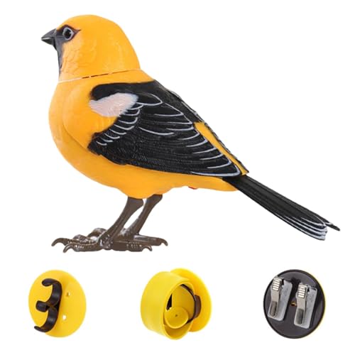 Simulation Vogelspielzeug - Elektrisches Vogelspielzeug Mit Sensor - Vogel-Kinderspielzeug Mit Ton- Und Lichtsteuerung,Zwitschernder Vogel Ornament,Der Kopf Dreht Sich für Zuhause Und Kindergarten Simulation Vogelspielzeug - Elektrisches Vogelspielzeug Mit Sensor - Vogel-Kinderspielzeug Mit Ton- Und Lichtsteuerung,Zwitschernder Vogel Ornament,Der Kopf Dreht Sich für Zuhause Und Kindergarten von Generisch