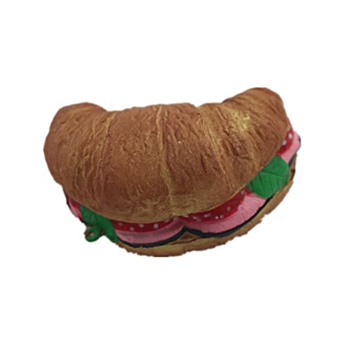 Simulationsbrot französische gefälschte weich duftende Brotkuchen Lebensmittel Spielzeugmodelldekoration (Multicolor, One Size) von Generisch