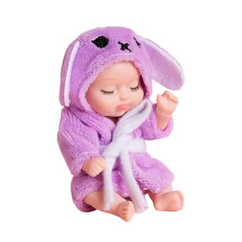 Simulationspuppenspielzeug, realistische Puppe,Echt aussehende Puppen - Wiedergeborene Kleinkindpuppen, weiche kleine Puppen für und Mädchen ab 3 Jahren, 4,3-Zoll-süße Puppen Simulationspuppenspielzeug, realistische Puppe,Echt aussehende Puppen - Wiedergeborene Kleinkindpuppen, weiche kleine Puppen für und Mädchen ab 3 Jahren, 4,3-Zoll-süße Puppen von Generisch