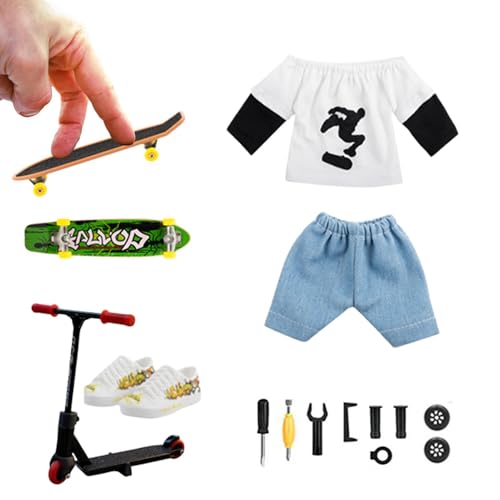 Skate Park Kit - Fingerbretter, Partyvorräte mit Skating -Fingerspielzeug, Finger -Skater -Werkzeugzubehör, Schuhe, Hosen, Indoor -Spielzeug für Kindergeburtstag Geschenke Skate Park Kit - Fingerbretter, Partyvorräte mit Skating -Fingerspielzeug, Finger -Skater -Werkzeugzubehör, Schuhe, Hosen, Indoor -Spielzeug für Kindergeburtstag Geschenke von Generisch