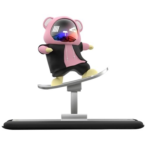 Skateboard-Bär-Auto-Dekoration, Skateboard-Bär, Schiebe- , lustiger Skater-Bär, Armaturenbrett-Dekoration, Skateboard-Bär, Ornament für Auto-Innenraum von Generisch