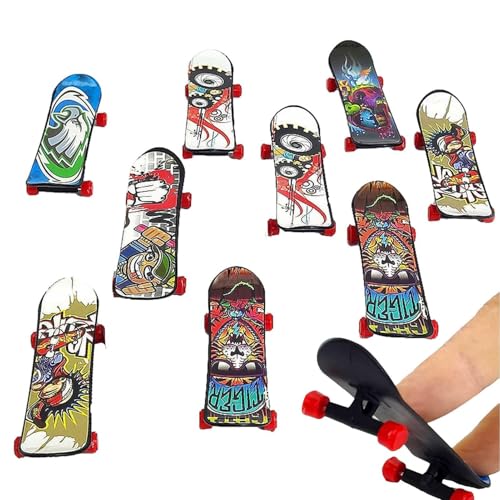 -Skateboards Finger,Modische -Finger-Skateboards Spielzeug | Skateboard Fingerboards Fingerspielzeug Pack, Geschenke für Kinder Finger Skater für Teenager Erwachsene Party Favor -Skateboards Finger,Modische -Finger-Skateboards Spielzeug | Skateboard Fingerboards Fingerspielzeug Pack, Geschenke für Kinder Finger Skater für Teenager Erwachsene Party Favor von Generisch