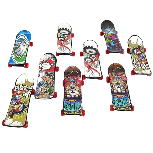 -Skateboards Finger - Neuartiges -Skateboard-Starter-Kit | Fingerboard Skateboard Starter Kit Fingersport Party Favors Neuheit Spielzeug Geschenk für Kinder -Skateboards Finger - Neuartiges -Skateboard-Starter-Kit | Fingerboard Skateboard Starter Kit Fingersport Party Favors Neuheit Spielzeug Geschenk für Kinder von Generisch
