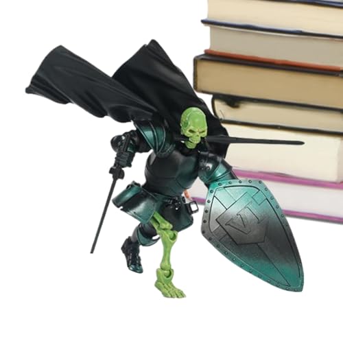 Skelett Actionfiguren, Skeleton Action Figure, Skelett Ritter, Totenkopf Action Figur, Multi-artikuläres Cooles Design Bewegliches Spielzeug, T13 Figur Modell, Skelett Spielzeug Selber Zusammenbauen von Generisch