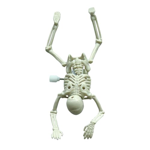 Skelett Spielzeug,Halloween Krabbelnder Aufzieh Schädel Figur | Gruselige Figuren Dekoration für Kinder Sammler Büro Schlafzimmer Skelett Spielzeug,Halloween Krabbelnder Aufzieh Schädel Figur | Gruselige Figuren Dekoration für Kinder Sammler Büro Schlafzimmer von Generisch