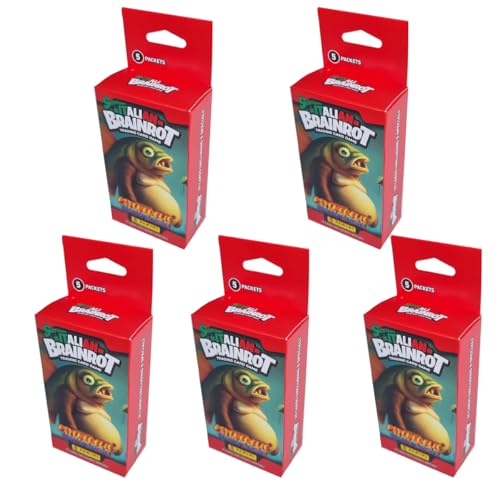 Skifidol Italian Brainrot Trading Cards | 5X Eco Blister inkl. 5X Booster von Generisch