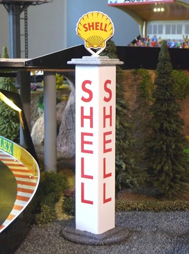 Slotcar Dekoration Shell Turm als Holz-Bausatz für Carrera DIGITAL von Generisch