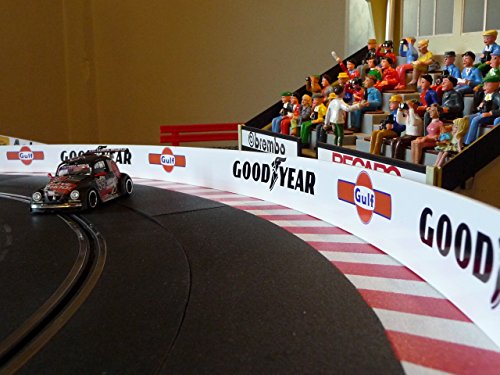 Slotcar LEITPLANKEN Bande 4cm x 200cm für Carrera DIGITAL Slotcar LEITPLANKEN Bande 4cm x 200cm für Carrera DIGITAL von Generisch