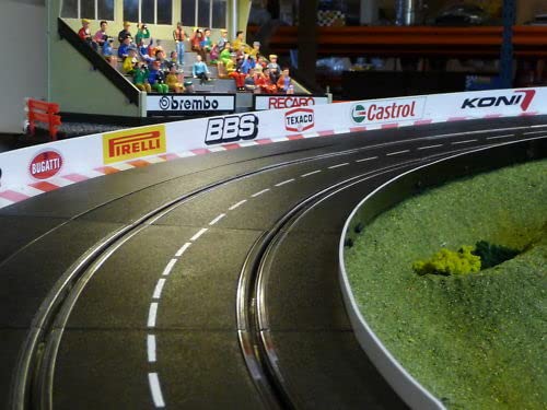 Slotcar Rennbahn LEITPLANKE Bande + Aufkleber 4cm x 200cm für Carrera DIGITAL Slotcar Rennbahn LEITPLANKE Bande + Aufkleber 4cm x 200cm für Carrera DIGITAL von Generisch