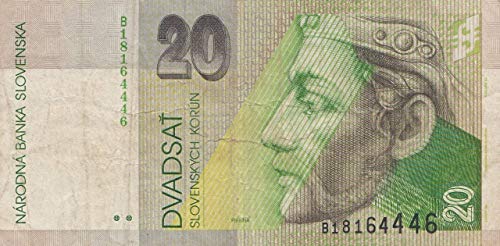 Slowakei Pick-Nr: 20a bankfrisch (I) 1993 20 Korun (Banknoten für Sammler) von Generisch