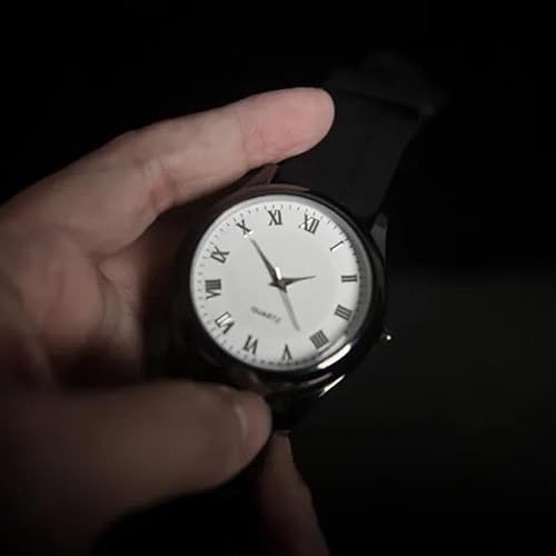 Smoke Watch Pro Zaubertricks, zwei Fernbedienungsschalter, echte Uhrmachung, Rauchproduktion, magische Bühne, Nahaufnahme, Illusionen, Gimmicks, Requisiten (schwarz) (weiß) von Generisch
