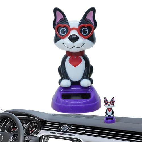 Solar-Wackelkopf-Spielzeug, Solar-Tanztier | Armaturenbrettfiguren Fürs Auto | Valentinstag-Desktop-Ornament, Wackelkopf-Tänzer-Figur Für -Fenster, Auto, Armaturenbrett, Dekoration Solar-Wackelkopf-Spielzeug, Solar-Tanztier | Armaturenbrettfiguren Fürs Auto | Valentinstag-Desktop-Ornament, Wackelkopf-Tänzer-Figur Für -Fenster, Auto, Armaturenbrett, Dekoration von Generisch