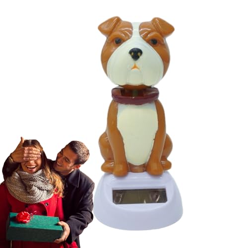 Solarbetriebenes Armaturenbrett-Spielzeug, Tiermotiv, 11,5 x 4,6 cm, stehendes Hunde-Design, Auto-Fensterdekoration, Auto-Display-Zubehör, niedliches Bommel, Spaß, Armaturenbrett Solarbetriebenes Armaturenbrett-Spielzeug, Tiermotiv, 11,5 x 4,6 cm, stehendes Hunde-Design, Auto-Fensterdekoration, Auto-Display-Zubehör, niedliches Bommel, Spaß, Armaturenbrett von Generisch