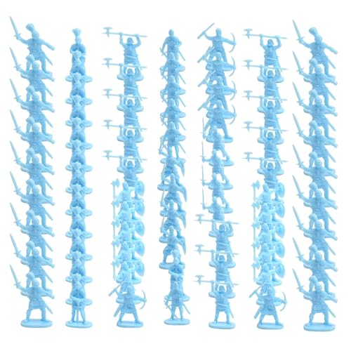 Soldaten für Herren, militärische Miniaturen aus Kunststoff, 100 antike Figuren für Rollenspiele, Partys, Kinder und Mädchen von Generisch