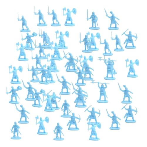 Soldatenfiguren – Militär-Miniaturen aus Kunststoff | 100 antike Figuren für pädagogische Rollenspiele Partys Kinder und Mädchen von Generisch