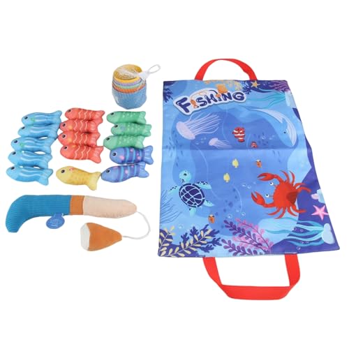 Sorting Fishing -Spiel, Kinder Wasserspiel für Badewanne, Bildungsspielzeug mit interaktivem Stapelbechern für Vorschulkinderssenorische Entwicklung, Poolparty, Lernunterhaltung, 23.62x11.42 Zoll von Generisch